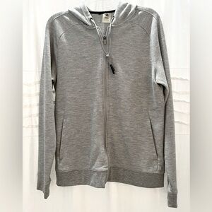 VRST Unisex Men’s Small gray zipper front lightweight hoodie **Like New**